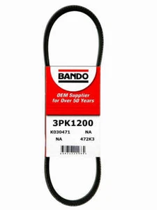 Accessory Drive Belt Bando 3PK1200 fits 10-11 Toyota Camry 2.5L-L4 - Picture 1 of 1