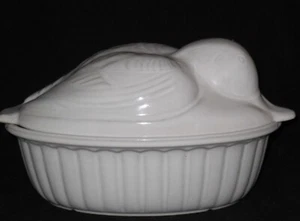 Scheurich Keramik Duck Casserole Dish Vintage Dutch Oven W. Germany - Picture 1 of 5