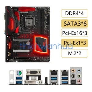 For Asrock Fatal1ty Z270 Gaming K6 LGA1151 DDR4 VGA+DVI+HDMI 2×M.2 Motherboard # - Bild 1 von 4