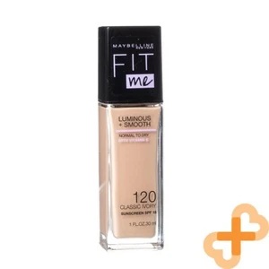 Maybelline Fit Me Liquid 120 Porzellan Make-Up SPF 18 30ml Glatt - Bild 1 von 24