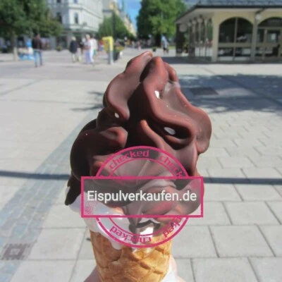 FIRMA KOMET Eispulver Softeispulver Speiseeispulver f. Eismaschine Komet Nougat 1x 1,4 kg.