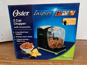 Oster 3 Cup Chopper with Whisk Attachment and Spatula - New in Box