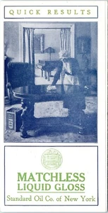 Socony Standard Oil Co. Matchless Liquid Gloss Advertising Folder New York - Picture 1 of 4