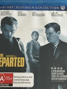 The Departed Matt Damon Jack Nicholson Leonardo Di Caprio Blu Ray Like New - Picture 1 of 3