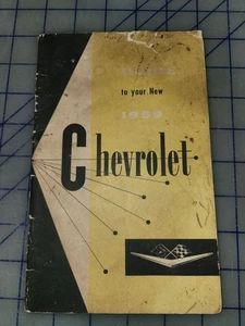 1959 Chevrolet Owners Manual Original - Picture 1 of 1