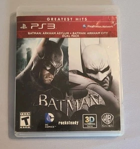Batman Arkham Asylum + Arkham City Dual Pack (Playstation 3 PS3)/ CIB/ TESTED - Picture 1 of 7