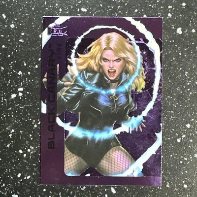 2025 Metal Universe Batman #14 Black Canary Purple FX - Image 1 of 2
