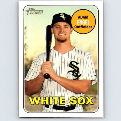 2018 Topps Heritage High Number - Adam Engel #570 - Chicago White Sox - Image 1 of 2