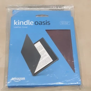 Kindle Oasis Leather Cover, Merlot Fits 9th and 10th Generation Kindle Oasis - Picture 1 of 1