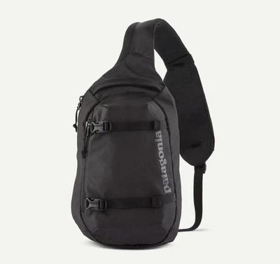 Patagonia Atom Sling 8L Crossbody Bag Hiking – Black – NEW – Fast Shipping - Image 1 of 4