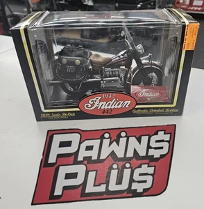 1942 Indian 442 Motorcycle Authentic Detailed Replica 1/10th Scale Die-Cast Rare - Picture 1 of 15