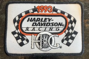 Parche de carreras Harley Davidson HOG 1993 parche de 4,5" x 3" - Imagen 1 de 3