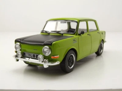 Simca 1000 Rallye 2 hellgrün Modellauto 1:24 Whitebox - Bild 1 von 4