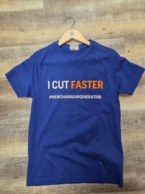 Husqvarna Fan T-Shirt I cut faster / Unisex XXL / Sonderedition / 596992105 - Bild 1 von 2