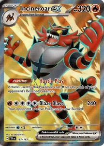 Incineroar ex Ultra Rare SV05: Temporal Forces 187/162 NM - Picture 1 of 2