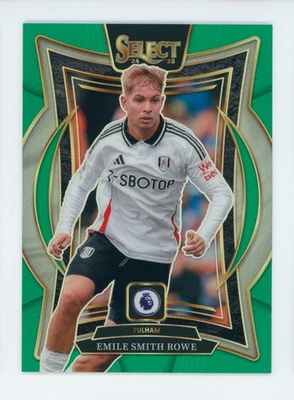 2024-25 Emile Smith Rowe Panini Select Premier League Green Prizm Fulham 4/5 - Image 1 of 3