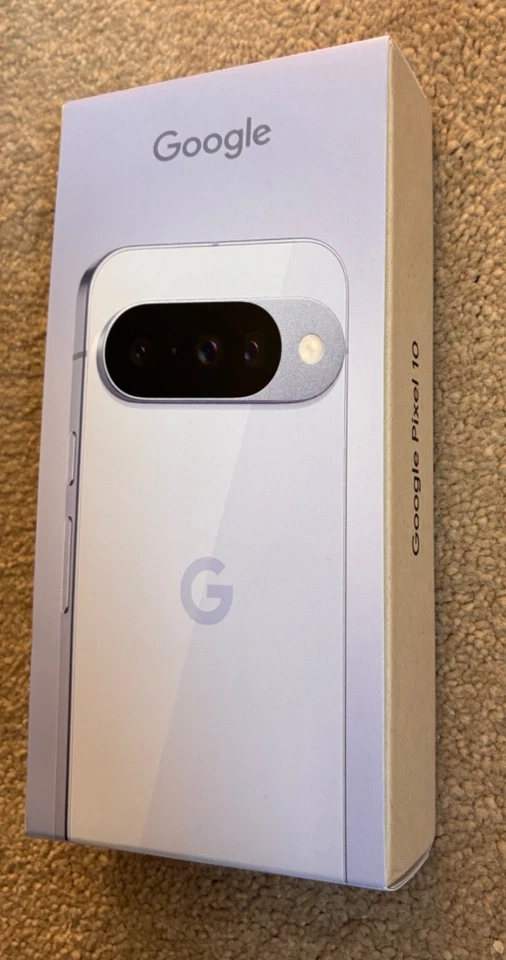 Google Pixel 10 **GA10214-GB** 5G 128GB AI Mobile Phone - Frost BRAND NEW!! UK - Image 1 of 4