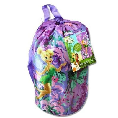 Saco de dormir de camping + mochila Disney Campanilla Hada Niña Edad 3+ NUEVO Foto 1 de 4