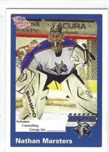 2006-07 Augusta Lynx (ECHL) Nathan Marsters (goalie)
