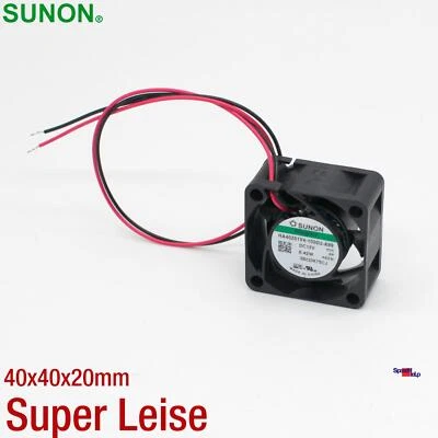 12dB SEHR LEISE QUIET COOLER LÜFTER 40MM 20MM 40x40x20 SUNON HA40201V4 12V SILEN - Bild 1 von 4