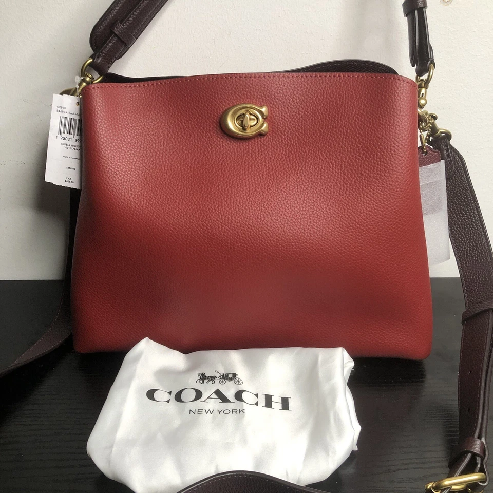 Coach C2590 Willow Women's Crossbody Bag - Purple