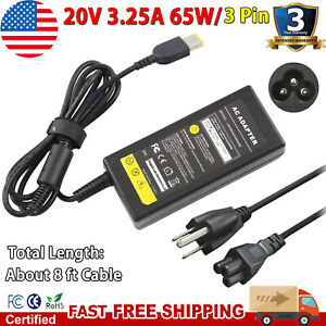 65W AC Adapter Charger for Lenovo ThinkPad X1 Carbon (2nd 3rd 4th Gen ONLY!)