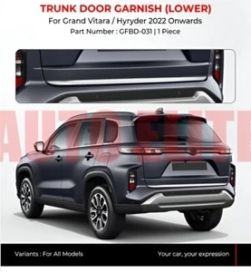 Trunk Door Garnish Lower For Suzuki Grand Vitara Chrome Finish - Picture 1 of 4
