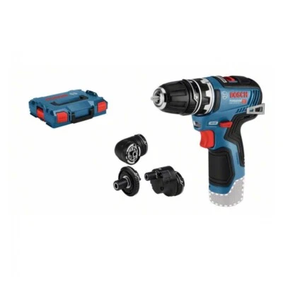 Bosch Akku-Bohrschrauber GSR 12V-35 FC, Solo Version, 4 Aufsätze, L-BOXX - Bild 1 von 4