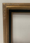 Gold Gilt Carved Wood Picture Painting Frame with Black Velvet Liner fits 8x10