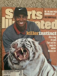 Sports Illustrated  April 13, 1998 Tiger Woods- Mint - With Label - Picture 1 of 1