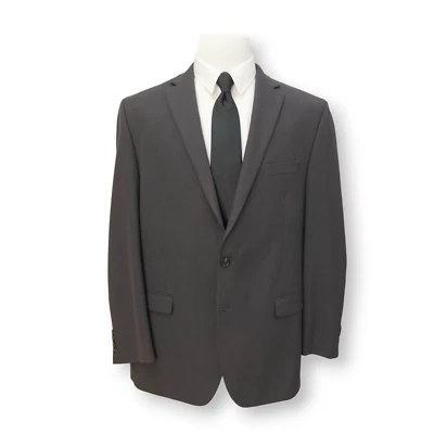 CHAPS Abrigo Deportivo Sólido Gris Carbón Dos Botones Traje Chaqueta Blazer 48 L Foto 1 de 4