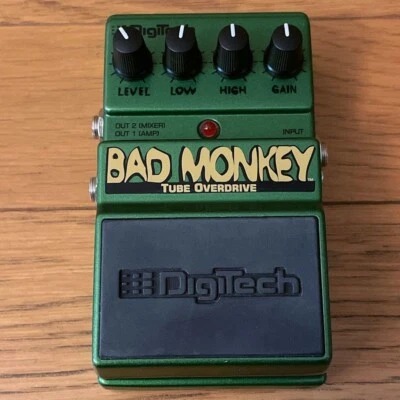 DigiTech Bad Monkey Tube Overdrive Guitar Effect Pedal Good - Image 1 of 4