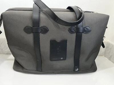 Ralph Lauren Signature Logo Bag Carry-On Duffel Weekender Black smoke free home - Image 1 of 4