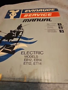 Evinrude Electric Motor 1975 Service Manual - Picture 1 of 4
