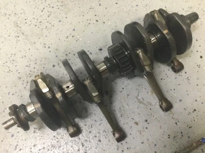 KAWASAKI 1980 1981 1982 1983 KZ550 LTD ENGINE CRANKSHAFT CRANK RODS KZ 550 A C D - Image 1 of 4