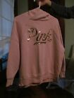 Pink by Victoria's Secret Hoodie Hooded Sweatshirt Size XS Pink Sequined