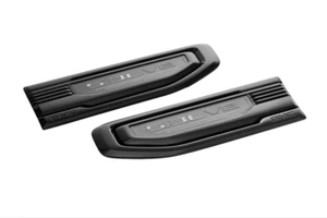 2023-2025 GMC Sierra 5.3L V8 Fender Vent Emblems in Black GM OEM NEW 86532087 - Picture 1 of 2