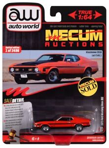 1971 Ford Mustang Boss 351 Calypso Coral Hobby Exclusive Auto World