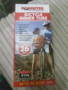 Inner Tube 26" x 1.75" DUNLOP / WOODS Valve Mountain Bike Cycle MTB - Picture 1 of 3