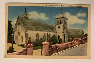 Postal De Colección Catedral de San Francisco Javier Nassau Bahamas Iglesia Católica - Imagen 1 de 2
