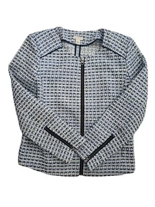 J. Crew Factory Zip Front Zip Sleeve Short Jacket Blazer Size S - Bild 1 von 11