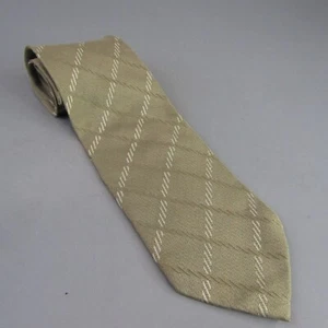 Giorgio Armani Krawatte Krawatte Geometrisch Olivgrün Krawatte Made in Italy - Bild 1 von 6