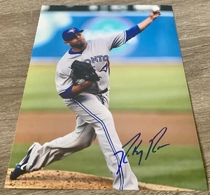 Ricky Romero - Toronto Blue Jays Signed Autograph Auto 8x10 MLB Photo - Picture 1 of 1