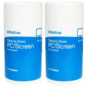 400 x PC / Screen Cleaning Wet Wipes For Computer Laptop Monitor TV Tablet Ipad - Picture 1 of 5