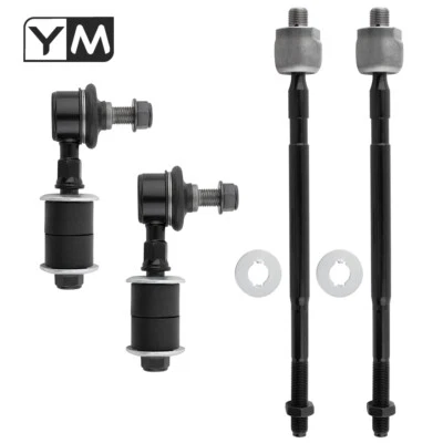 2x Eslabones de barra estabilizadora extremos de barra de amarre interior izquierda y derecha para Mitsubishi Outlander 2003-2006 Foto 1 de 4