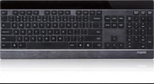 Rapoo E9270P kabellose Ultraflache Multimedia Tastatur QWERTZ (DE) - Bild 1 von 5