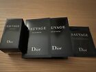 Dior Sauvage Eau de Parfum 10ml + 2 x 1ml & NEW Face & Beard Moisturizer sample