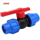 Smooth Inner Surface PE Pipe Ball Valve Reduced Water Resistance 202532mm