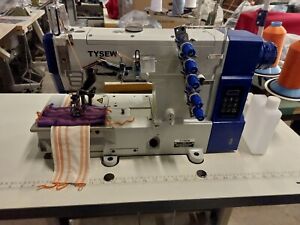 INDUSTRIAL COVERSTICH SEWING MACHINE With energy saving adjustable Servo Motor