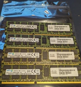 4x8GB (32GB Total) DDR3-1600 PC3L-12800 Server ECC memory - Picture 1 of 3